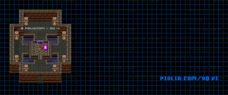 【現実の世界】ザクソン北のほこらのマップ画像 / SFC版ドラゴンクエスト6攻略 ─ pidlio.com