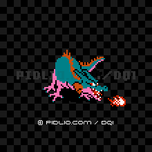 キースドラゴンの画像：FC版ドラクエ1の敵・モンスター図鑑 ／ ドラクエ1攻略