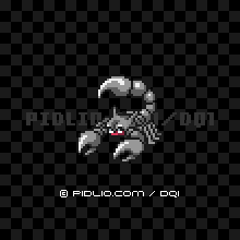 てつのさそりの画像：リメイク版ドラクエ1の敵・モンスター図鑑 ／ ドラクエ1攻略