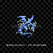 ホワイトドラゴン(FC版)の画像:FF1モンスター別攻略 / FF1攻略