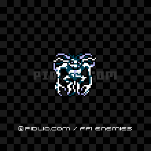 ダークウィザード(FC版)の画像:FF1モンスター別攻略 / FF1攻略