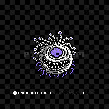 ビホルダー（FC版）の画像：FF1モンスター別攻略 ／ FF1攻略