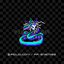 ウォーターナーガ(FC版)の画像:FF1モンスター別攻略 / FF1攻略