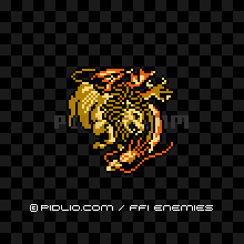 キメラ(FC版)の画像:FF1モンスター別攻略 / FF1攻略