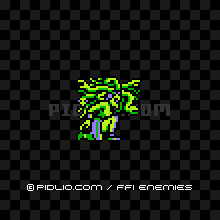 アースメデューサ(FC版)の画像:FF1モンスター別攻略 / FF1攻略