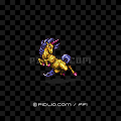 クレイジーホース（GBA版）の画像：FF1モンスター別攻略 ／ FF1攻略
