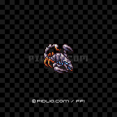 サソリ（GBA版）の画像：FF1モンスター別攻略 ／ FF1攻略