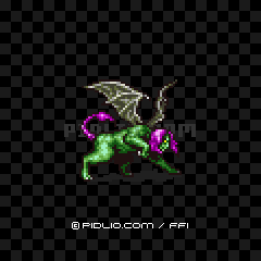 スフィンクス（GBA版）の画像：FF1モンスター別攻略 ／ FF1攻略