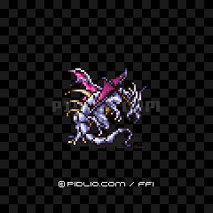 ホワイトドラゴン(GBA版)の画像:FF1モンスター別攻略 / FF1攻略