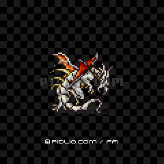 シルバードラゴンの画像：リメイク版FF1の敵・モンスター図鑑 ／ FF1攻略