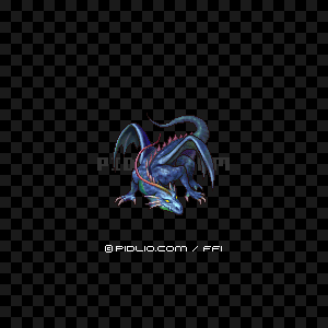 ブルードラゴン(スマホ版)の画像:FF1モンスター別攻略 / FF1攻略