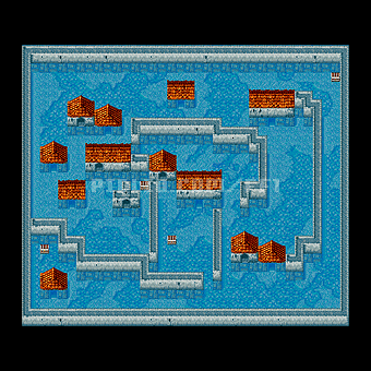 いやしの水の洞窟：マップ13のサムネイル画像 ／ FF1攻略：ソウル・オブ・カオス（SOC）