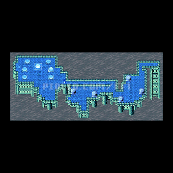 風のささやく洞穴：B20Fボスフロアマップのサムネイル画像 ／ FF1攻略：ソウル・オブ・カオス（SOC）
