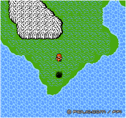 沼の洞窟の場所：画像 ／ FF1攻略