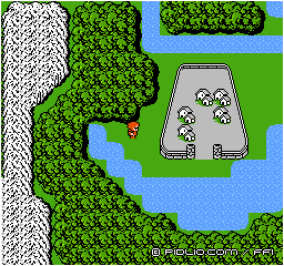 クレセントレイクの町：画像 ／ FF1攻略