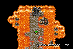 燃えさかる火の大穴：画像 ／ FF1攻略