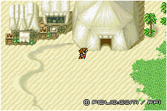 砂漠マップの北へ行く：画像 ／ FF1攻略