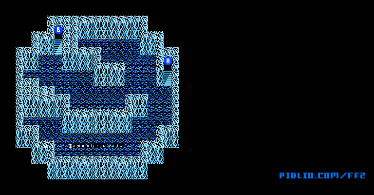 竜巻1Fのマップ画像 ／ FF2攻略