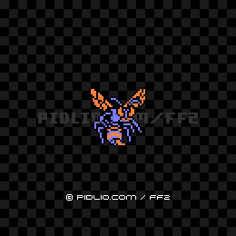 クィーンビー（FC版）の画像：FF2モンスター別攻略 ／ FF2攻略
