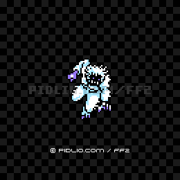 スノーマン（FC版）の画像：FF2モンスター別攻略 ／ FF2攻略