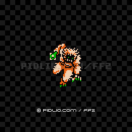 サスカッチ（FC版）の画像：FF2モンスター別攻略 ／ FF2攻略