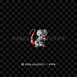 ウェアラット(FC版)の画像:FF2モンスター別攻略 / FF2攻略