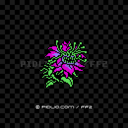 あくまのはな（FC版）の画像：FF2モンスター別攻略 ／ FF2攻略