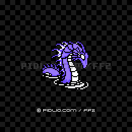 シードラゴン(FC版)の画像:FF2モンスター別攻略 / FF2攻略