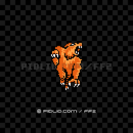ウェアウルフ(FC版)の画像:FF2モンスター別攻略 / FF2攻略