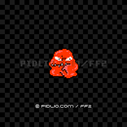 レッドマシュマロ(FC版)の画像:FF2モンスター別攻略 / FF2攻略