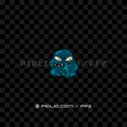 ブラックプリン(FC版)の画像:FF2モンスター別攻略 / FF2攻略