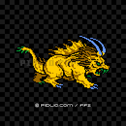 キングベヒーモス（FC版）の画像：FF2モンスター別攻略 ／ FF2攻略