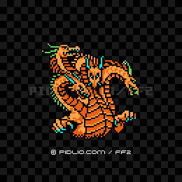 ティアマット(FC版)の画像:FF2モンスター別攻略 / FF2攻略