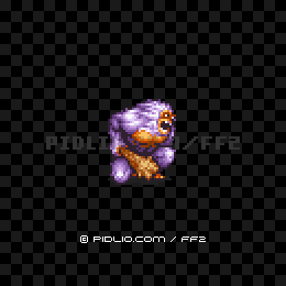 スノーマン（GBA版）の画像：FF2モンスター別攻略 ／ FF2攻略