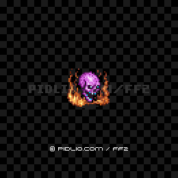 スカル（GBA版）の画像：FF2モンスター別攻略 ／ FF2攻略