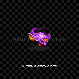 フライングレイ（GBA版）の画像：FF2モンスター別攻略 ／ FF2攻略
