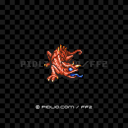 サラマンダー(GBA版)の画像:FF2モンスター別攻略 / FF2攻略