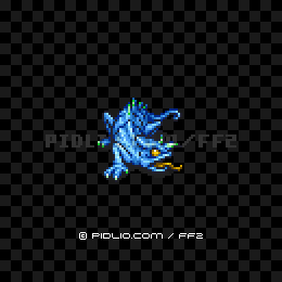 アイスリザード（GBA版）の画像：FF2モンスター別攻略 ／ FF2攻略