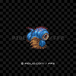 ラウンドウォーム(GBA版)の画像:FF2モンスター別攻略 / FF2攻略