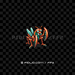 キラーマンティス(GBA版)の画像:FF2モンスター別攻略 / FF2攻略