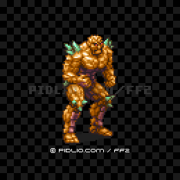 ウッドゴーレム(GBA版)の画像:FF2モンスター別攻略 / FF2攻略