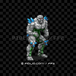 ストーンゴーレム(GBA版)の画像:FF2モンスター別攻略 / FF2攻略