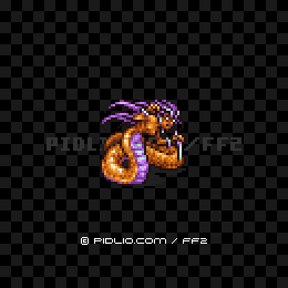 ラミアクィーン(GBA版)の画像:FF2モンスター別攻略 / FF2攻略