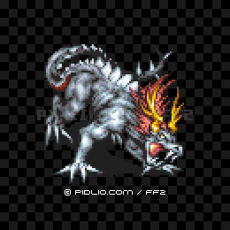 ベヒーモス（GBA版）の画像：FF2モンスター別攻略 ／ FF2攻略