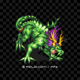 キングベヒーモス（GBA版）の画像：FF2モンスター別攻略 ／ FF2攻略
