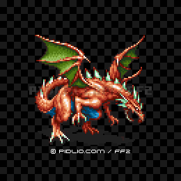 レッドドラゴン(GBA版)の画像:FF2モンスター別攻略 / FF2攻略