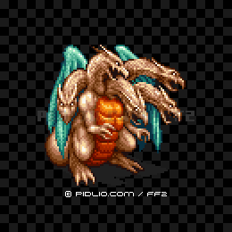 ティアマット(GBA版)の画像:FF2モンスター別攻略 / FF2攻略