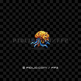 マザーブレインの画像：FC版FF2の敵・モンスター図鑑 ／ FF2攻略