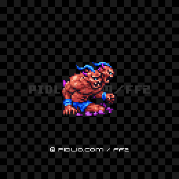 ツインヘッド(GBA版)の画像:FF2モンスター別攻略 / FF2攻略