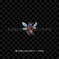 クィーンビー（PSP版）の画像：FF2モンスター別攻略 ／ FF2攻略